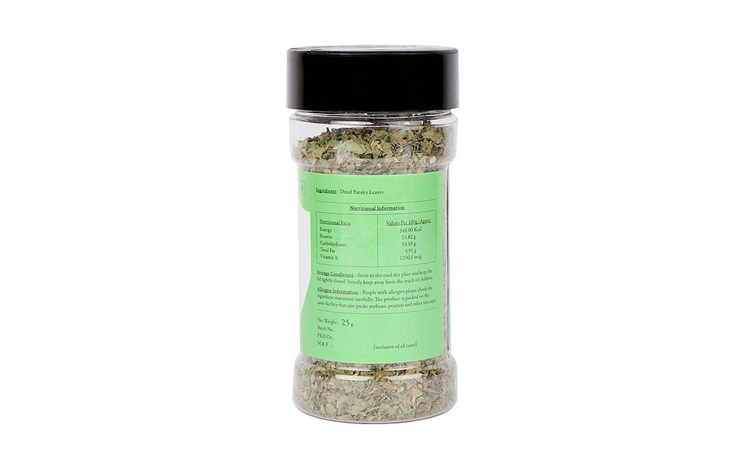 Malikaz' Parsley    Plastic Bottle  25 grams